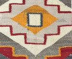 Large Navajo Red Mesa Runner c. 1900-10s, 165" x 40"