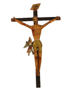 Jose Benito Oretga (1858-1941) - New Mexican Christo c. 1895, 55" x 34" x 7.5"