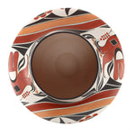 Barbara (b. 1951) and Joseph (b. 1947) Cerno - Acoma Polychrome Olla with Parrot Pictorials c. 1995, 13" x 14.5"