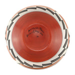 Barbara (b. 1951) and Joseph (b. 1947) Cerno - Acoma Polychrome Olla with Parrot Pictorials c. 1995, 13" x 14.5"