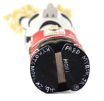 Fred Myron, Jr. - Hopi Koshare Kachina with Scottie Pippen #33 Chicago Bulls Jersey c. 1994, 8.5" x 2.5" x 4"