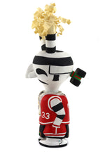 Fred Myron, Jr. - Hopi Koshare Kachina with Scottie Pippen #33 Chicago Bulls Jersey c. 1994, 8.5" x 2.5" x 4"