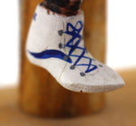 Regina Naha - Hopi "Climbing Clowns" Koshare Basketball Player Kachinas, 19.5" x 13" x 7.5"