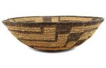 Pima Basket with Whirling Logs Design c. 1920-30s, 4.25" x 14"