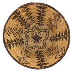 Apache Basket with Diamond Design c. 1930-40s, 8.25" x 13.5"