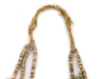 Navajo - 3-Strand Turquoise Nugget and Heishi Necklace c. 1920-30s, 30" length