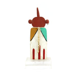 Hopi Cradle Kachina c. 1980-90s, 6" x 2.25" x 0.75" (K1674-037)
