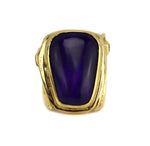 Eveli Sabatie - Sugilite 18K Gold Ring c. 1990s, size 9