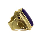 Eveli Sabatie - Sugilite 18K Gold Ring c. 1990s, size 9