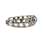 Marco Patania - "Trellis Cuff" with Supernova Turquoise and Sterling Silver, size 6.5
