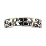 Marco Patania - "Trellis Cuff" with Supernova Turquoise and Sterling Silver, size 6.5