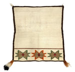 Navajo Single Saddle Blanket c. 1900-10s, 33.5" x 31.5"