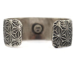 Marco Patania - Sleeping Beauty Turquoise and Sterling Silver Tufacast Bracelet, size 6.75