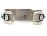 Marco Patania - Turquoise, Spiny Oyster, and Sterling Silver Overlay Bracelet, size 6.75