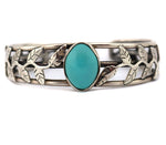 Marco Patania - Supernova Turquoise and Sterling Silver "Trellis" Bracelet, size 6.25