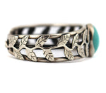 Marco Patania - Supernova Turquoise and Sterling Silver "Trellis" Bracelet, size 6.25