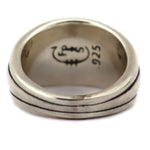 Sam Patania - Sterling Silver "Classic Monticello" Ring, size 9.25