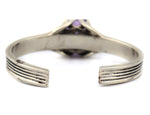 Sam Patania - "Grand Cathedral Cuff" Amethyst and Sterling Silver Bracelet, size 6.25