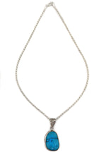 Marco Patania - Sleeping Beauty Turquoise and Sterling Silver Necklace, 16" length