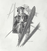 Dennis Ziemienski - Ziemienski: The Art of Dennis Ziemienski with "Ski Lift" Drawing