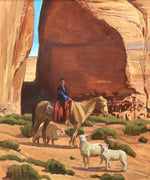 Dennis Ziemienski - Horseback Shepherdess