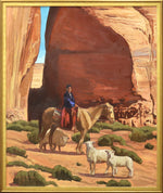Dennis Ziemienski - Horseback Shepherdess