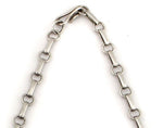 Robert Becenti, Jr. (1949-2001) - Navajo - Silver Overlay Link Necklace with Mudhead Kachina Pictorials c. 1970s, 17.5" length