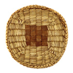 Makah Lidded Basket with Duck Pictorials c. 1900-20s, 2" x 2.75"