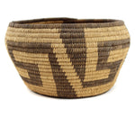 Pima Basket with Geometric Design c. 1920s, 4.75" x 9"