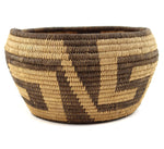 Pima Basket with Geometric Design c. 1920s, 4.75" x 9"