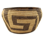 Pima Basket with Geometric Design c. 1920s, 4.75" x 9"