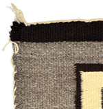 Navajo Double Saddle Blanket c. 1920s, 50.5" x 28"