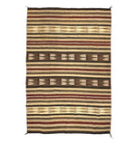 Navajo Chinle Rug with Feather Pictorials c. 1930s, 85" x 57"