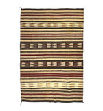 Navajo Chinle Rug with Feather Pictorials c. 1930s, 85" x 57"