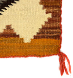 Navajo Eyedazzler Rug c. 1900-10s, 74" x 43.5"