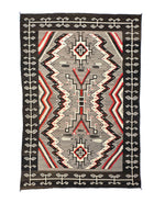 Large Navajo Teec Nos Pos Rug c. 1920s, 109" x 72"