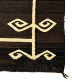 Large Navajo Teec Nos Pos Rug c. 1920s, 109" x 72"