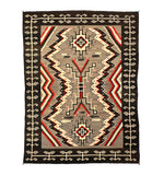 Large Navajo Teec Nos Pos Rug c. 1920s, 109" x 72"