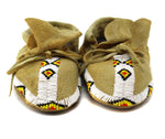 Plains Beaded Leather Moccasins c. 1960s