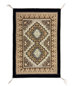 Salina Dale (b.1936) - Navajo Two Grey Hills Tapestry Weaving c. 1960s, 43" x 30.5" - Very Tight Weave