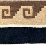 Salina Dale (b.1936) - Navajo Two Grey Hills Tapestry Weaving c. 1960s, 37" x 28" - Very Tight Weave