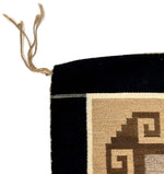 Salina Dale (b.1936) - Navajo Two Grey Hills Tapestry Weaving c. 1960s, 37" x 28" - Very Tight Weave