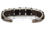 Navajo - Turquoise and Silver Row Bracelet c. 1920s, size 7