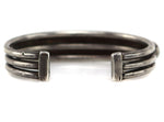 Navajo - Turquoise and Silver Bracelet c. 1920s, size 6.5