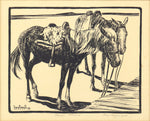 Lon Megargee (1883-1960) - Navajo Ponies
