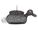 Edgar Lewis - Tohono O'odham Wire Basket Duck c. 2010s, 7.5" x 14" x 6.5"