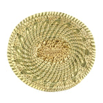 Tohono O'odham Oval Tray with Gap Stitch Design c. 1960s, 1" x 6.5" x 6"
