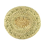 Tohono O'odham Oval Tray with Gap Stitch Design c. 1960s, 1" x 6.5" x 6"