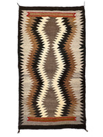 Navajo Crystal Rug c. 1940-50s, 60" x 33.5"