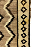 Navajo Crystal Rug c. 1930s, 56" x 34" (T6523)
